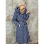 Zip Up Hooded Women s Winter Warm Padded Coat