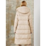 Zip Up Hooded Padded Coat For Winter