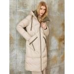 Zip Up Hooded Padded Coat For Winter