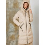 Zip Up Hooded Padded Coat For Winter