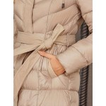 High Quality Solid Color Hooded Slim Winter Long Padded Coat