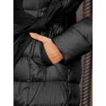 High Quality Solid Color Hooded Slim Winter Long Padded Coat