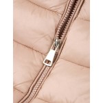 Women s Minimalist Padded Coat With Elegant Hood And Warm Lining Comes With A Waist Belt Autumn Winter